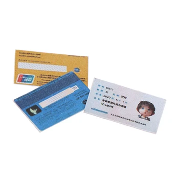 1 buc 1:12 casă de Păpuși în Miniatură Mini Certificate de IDENTITATE Card Bancar Accesorii Jucarii de Joaca Papusa Accesorii