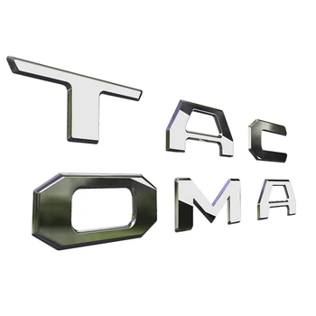 3D Hayon Ridicat Introduce Litere Emblema pentru Toyota Tacoma 2016-2019 Emblema Insertii (Chrome)