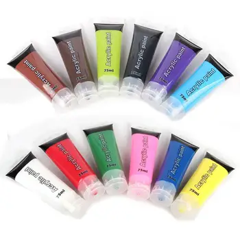 Vopsea Pe Bază De Acril Tub Rezistent La Apa Pigment Desen De Colorat Artist Pictor Consumabile