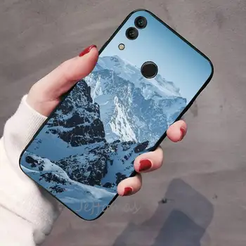 Zăpadă Peisaj Montan de Pădure Cazul în care Telefonul Pentru Huawei honor Amice P 9 10 20 30 40 Pro 10i 7 8 x Lite nova 5t