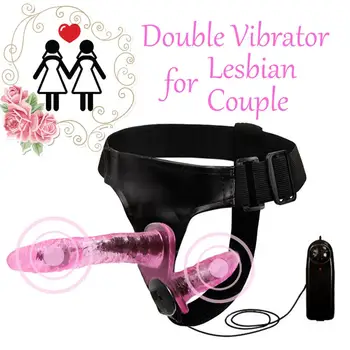 2021 femeia patrunde barbatul Multispeed Dublu Dual Penis artificial Vibratoare pentru Femei Lesbiene Curea pe Jucării Sexuale pentru Femei Cuplu Erotic Jucarii Sex Jocuri