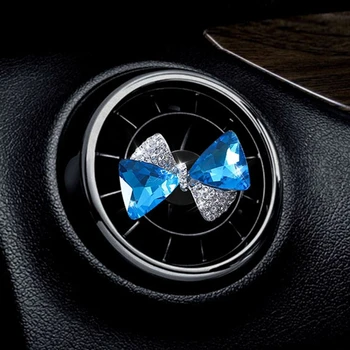 XXFF Parfum Clip Mașină de Decor Bowknot Forma Vent Clip Auto de Aer odorizant de camera Vehicul Decoratiuni Interioare