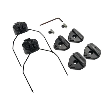 OPSMEN EARMOR Cască M13 Șine Adaptor Kit de Fixare Tactice pentru Căști, Adaptor pentru PULX / MTEK M-LOK Casca Șine