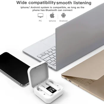 Air2s TWS Wireless Bluetooth Headset Sport Funcționare Căști de reducere a Zgomotului Dopuri de urechi Cu LED Display Touch Pentru Xiaomi Redmi