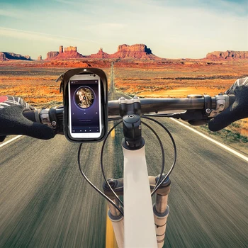 Powstro Telefon Suport Bicicleta Universal Suport Mobil Suport rezistent la apa Pentru IPhone X 8 Plus S8 V20 GPS Biciclete Moto Sac Ghidon