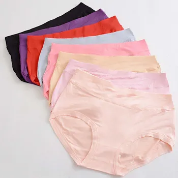 3Pcs Plus Dimensiunea Lenjerie de corp pentru Femei Chilotei de Bumbac Moale Boxeri Fete Sexy Lingeries pantaloni Scurți, Chiloți Respirabil Chilotei Pentru Femei