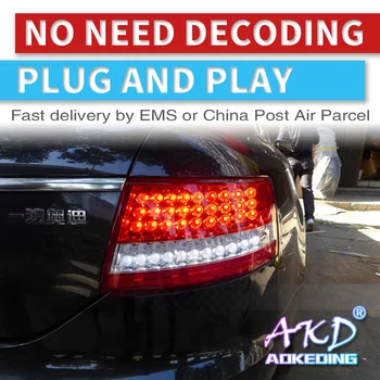 AKD Styling Auto Stopuri caz Pentru Audi A6L A6 2005-2008 Stopuri LED DRL lumini de Ceata lumini spate, lumini de parcare Spate