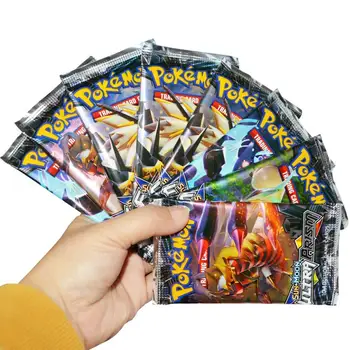 324 Buc Pokemon Tcg Sun & Moon Ultra Prisma 36 Pungi Sigilate De Rapel Cutie De Colectare De Tranzacționare Stralucitoare Carte De Joc De Luptă Jucarii Copii