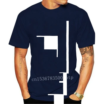 Bauhaus Mare pentru Bărbați Logo Tee Slim Fit T-Shirt Negru Harajuku Amuzant Tricou