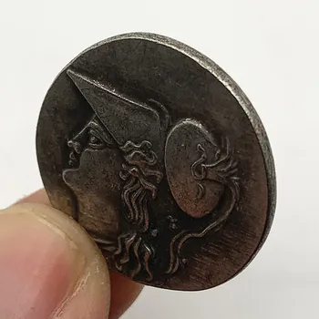 Sagetator 22mm Cupru Antic Vechi Medalie de Argint Monedă Comemorativă Insigna de Colectie Cadou Ms01
