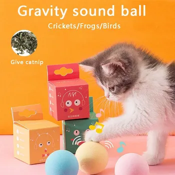 Pisica Jucarii Interactive Mingea Catnip Cat De Formare Jucărie Animale De Companie Joc Vocal Minge De Companie Scartaie Consumabile Produsului Jucarie Pentru Pisici Pisoi Kitty
