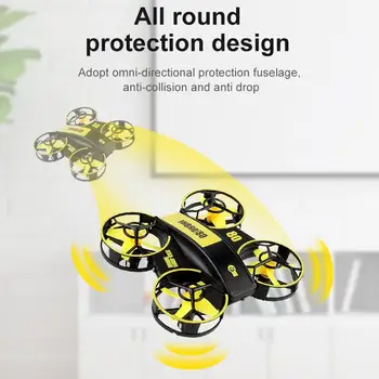 Telecomanda Mini Quadcopter cu Fix Altitudine Presiune Lumină Drone Avion de Control de la Distanță Jucărie mai Ieftin Decât Altele
