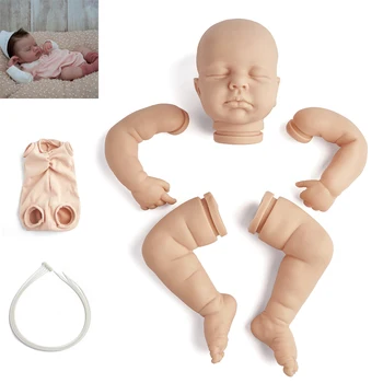 Bebe Papusa Reborn Kit de 20 De Inci Realiste Nou-născut Renăscut Baby Loulou de Vinil Nevopsite Neterminate Papusa Părți DIY Gol Papusa Kit