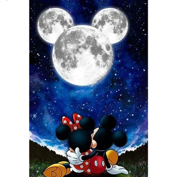 Plin Patrat/Rotund 5d Diamant Pictura Desene animate Disney Mickey Mouse Diamant Mozaic Vânzare Diamant Broderie Cusatura Cruce Decor Acasă