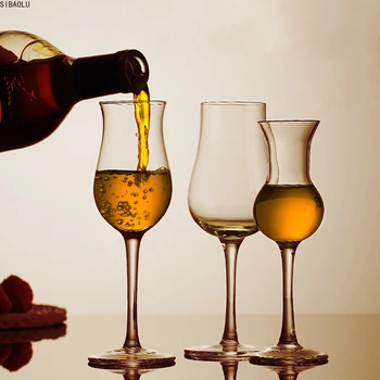 Profesionale Whisky copita este Nasul de Sticlă Tulip Whisky Parfum Miros Cupă de Rachiu Snifters XO Vin Dulce Aroma de Degustare Ochelari