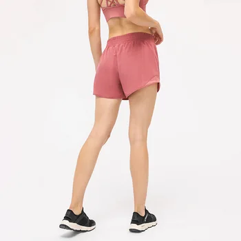 Noi Lulu Femei pantaloni Scurți Sexy de Moda de Talie Mare Vara Antrenament de Ciclism Yoga Lenjerie de Gimnastică Legging Talie Elastic Scasual Haine