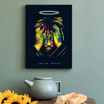 Cantareata Suc Wrld Rapper Coperta Albumului Postere Hip Hop Arta Print pe Panza Opera de Arta de Perete pentru Camera de zi Dormitor Decor Imagine