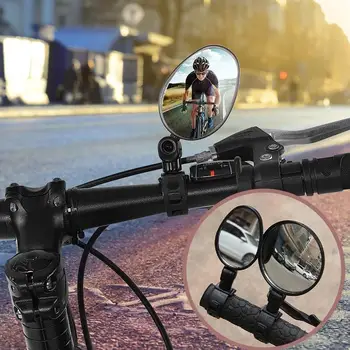 1buc Portabil de 360 de Grade de Rotație Retrovizoare Ghidon Oglindă Accesorii pentru Biciclete în condiții de Siguranță cu Bicicleta de Ghidon Spate Oglinda