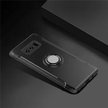 Armura Magnetic Deget Inelul Suport Telefon Caz Pentru Samsung S10 5G nota 8 9 10 S20 NOTA 20 Suport Auto Capacul din Spate Coajă de Protecție