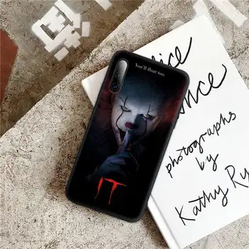 Stephen King S-O Pennywise Silicon Negru Telefon Mobil Caz Acoperire Pentru Xiaomi Mi 6 8 10 9 Lite Se 9t Pro A1 A2 Nota 10 Lite