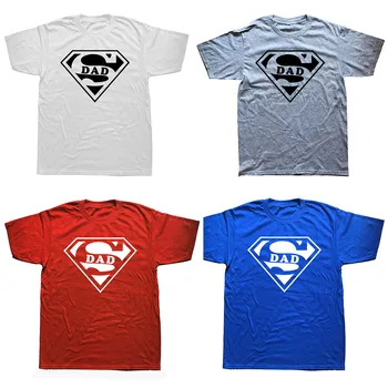 TATA SUPER Amuzant Unisex Grafic de Moda Noua Bumbac cu Maneci Scurte T Shirt Tati Soțul Părinți Ziua Cadou de Ziua Harajuku T-shirt