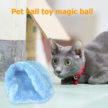 5x Durabilitate Amuzant Musca Chițăit Jucărie animale de Companie Jucărie Electrică Automată Pisică Câine de Etaj Interactiv Curat Magic Roller Ball