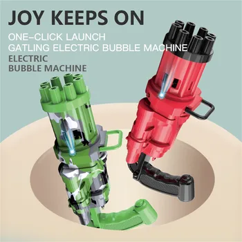 Jucărie arme de cs go Bubbles pentru copii în aer liber copilul gamesgatling bule de jucărie Automată bubble machine gun cu săpun