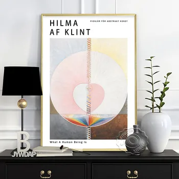 Hilma Af Klint Printuri Poster, Suedez Pomul Cunoașterii Au Zeci Pilonul Iv Decor De Perete, Klint Abstract Vintage Decor Acasă