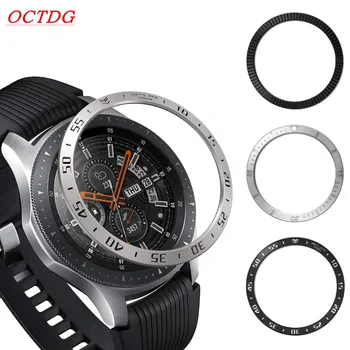 Galaxy Watch 46mm bezel Inel Pentru Samsung Gear S3 Frontieră Metal Adeziv de Acoperire Anti Scratch Capac accesorii s3 46 42mm