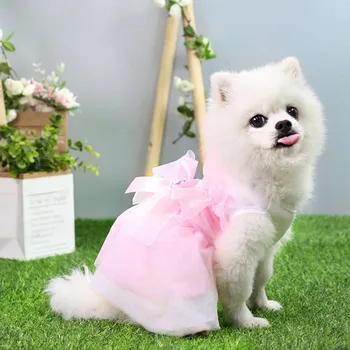 Câine De Companie Elegant Barbie Rochie De Mireasa Funda Mare Printesa Rochie De Drăguț Pentru Animale De Companie De Îmbrăcăminte Pentru Haine De Câine Mic Costum Fusta Consumabile