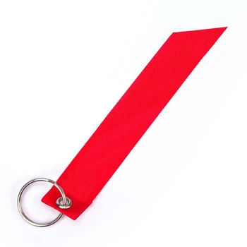 Scoateți Înainte de Zbor Streamer Cheie Lanț culoare Roșie Imprimare Breloc cu Inel pentru Aviație Cadouri breloc Bijuterii Moale
