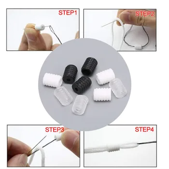 20buc/Set Rope Cablu de Blocare din Plastic Dop Cablu End Comutare Clip Catarama Șnururi Elastice Cablu de Reglare Masca Elastica Cataramă