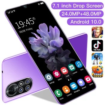 Nowa8 Pro 7.1 Inch Ecran Drop 128/256GB 6800MAH Dual SIM 5G Telefon Inteligent 24+48MP 2021 New Sosire Deca Core Fata ID Andriod 10.0