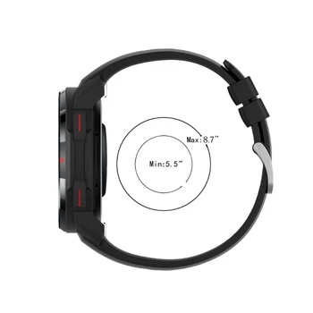 1 buc Înlocuire Sport Ceas Silicon Trupa Încheietura Curea pentru Huawei Honor GS Pro Ceas Inteligent Reglabil Watchbands