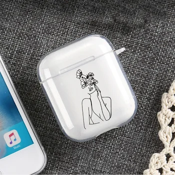 Clar Hartă De Călătorie Accesorii De Design Caz Pentru Apple Airpods 1 2 3 Wireless Bluetooth Cască Moale Cazuri Sac De Acoperire Pentru Păstăi Pro