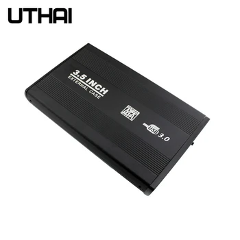 Q07 3.5 Inch SATA La USB 3.0 Desktop Aliaj de Aluminiu Puternic Disipare a Căldurii Incintă Hard Disk Extern HDD Mobil Cabina