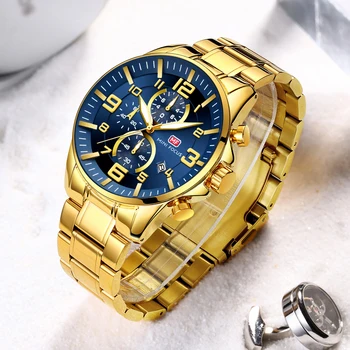 MINI FOCUS Bărbați Ceasuri de Top de Brand de Lux Cronograf Moda Impermeabil Sporturi Ceas Oamenii de Afaceri Cuarț Ceas Relogio Masculino