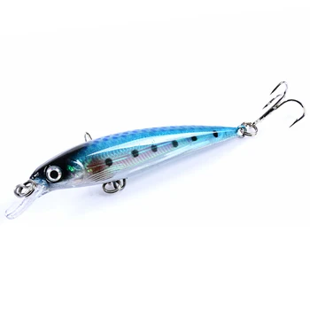 1BUC crankbait Minnow wobbler pentru momeală de pescuit/combaterea/accesorii Greu Momeală Artificială Jig Pescuit 3d Ochi Swimbait Bass Stiuca Mare