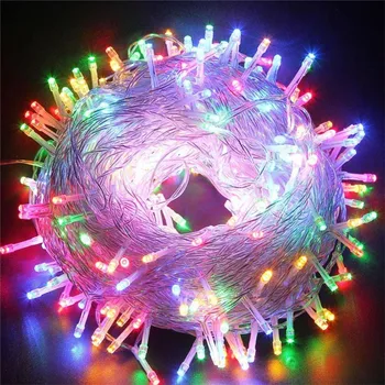 LED String Zână Lumina 10M/20M/30M/50M/100M 220V 8 Moduri de Decorare de Crăciun Ghirlanda Strada Petrecere de Nuntă Vacanță de Iluminat
