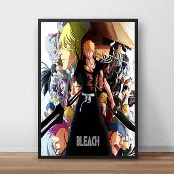 Ho Înălbitor Kurosaki Ichigo Anime Hd Printuri Panza Pictura Voor Woonkamer Nordic Acasă Decorare Arta De Perete Poster Modular Poze