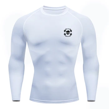 Bărbați de Funcționare Compresie Tricouri iute Uscat Tricou de Fotbal de Fitness Strâns Sport Sport Sport Base layer Bluza Respirabil Topuri