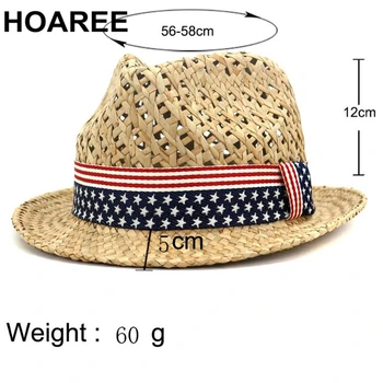 Femei vara pălării de Paie Pălărie de Soare Barbati Jazz Trilby Pălării de sex Masculin de sex Feminin Șăpcuța Britanic de Cinci Stele Vacanță pe Plajă de pe Litoral Fedora Capac