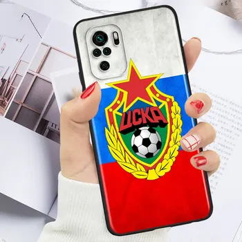 PFC CSKA Moscova, Echipa de Fotbal Pentru Xiaomi Redmi Nota 10 10 9 9 9 T 8T 8 7 6 5 Pro Max 5A 4X 4 5G Silicon Moale Caz de Telefon