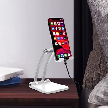 Noul Desktop Suport Tablet Stand din Aluminiu, Tableta Stand Pentru iPhone Samsung Xiaomi Birou Reglabil Suport pentru Telefon Mobil, Tableta
