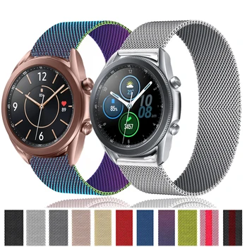 Magnetic Bucla curea Pentru Samsung Galaxy watch 3 45mm 41mm/Active 2 46mm/42mm Echipament S3 bratara Huawei GT/2/2e 20mm/22mm ceas trupa