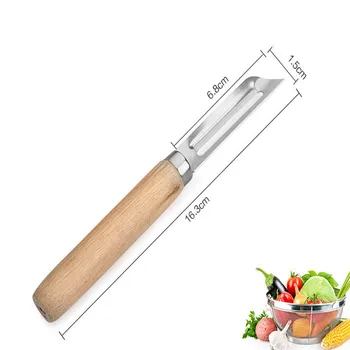 2021 Cald din Oțel Inoxidabil cuțit de curățat Pentru Apple Tomate Pere Legume Cartof Mâner de Lemn pentru Apple cuțit de curățat Cartofi Fructe Polițist