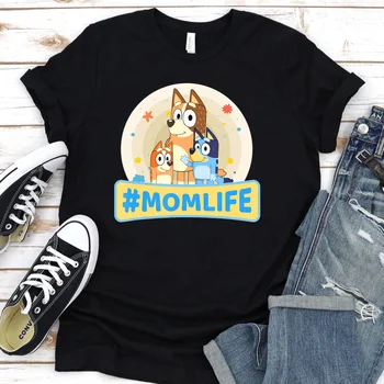 Bluey Mama De Familie Pentru Viața Tricou, Unisex T-Shirt