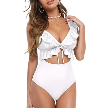 Costum de baie Pentru Femei Bikini Set Solid costume de Baie O Piesă Plină Sutien costum de Baie Beachwear maillot de bain une femme piesa E2