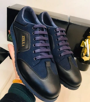 MILIARDARUL Pantofi de piele de Vacă pantofi de sport 2021 primăvară noua moda de înaltă calitate Bărbați Confortabil Europene de dimensiuni mari 40-44 în aer liber