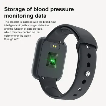 Bărbați Femei Ceas Inteligent de Sănătate de Fitness Brățară Rata de Inima Tracker Tensiunii Arteriale IP68 rezistent la apa Bratara pentru iPhone 7/11/Xiaomi